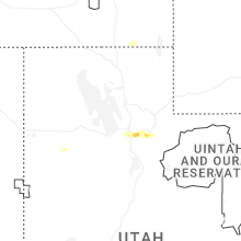 Regional Hail Map for Salt Lake City, UT - Thursday, June 25, 2026