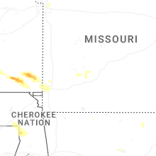 Regional Hail Map for Springfield, MO - Thursday, June 25, 2026