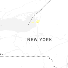 Regional Hail Map for Syracuse, NY - Thursday, June 25, 2026
