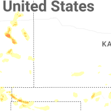 Regional Hail Map for Garden City, KS - Friday, June 26, 2026