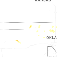 Regional Hail Map for Woodward, OK - Friday, June 26, 2026