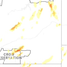 Regional Hail Map for Miles City, MT - Saturday, June 27, 2026