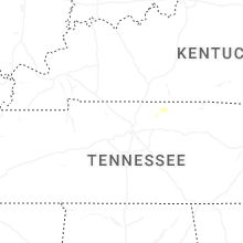 Regional Hail Map for Nashville, TN - Saturday, June 27, 2026