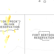 Regional Hail Map for Williston, ND - Saturday, June 27, 2026