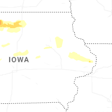 Regional Hail Map for Cedar Rapids, IA - Sunday, June 28, 2026