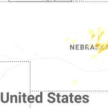 Regional Hail Map for North Platte, NE - Monday, June 29, 2026