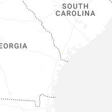 Regional Hail Map for Savannah, GA - Monday, June 29, 2026