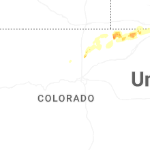 Regional Hail Map for Denver, CO - Wednesday, July 1, 2026