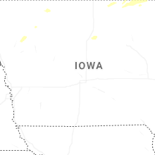 Regional Hail Map for Des Moines, IA - Wednesday, July 1, 2026