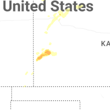 Regional Hail Map for Garden City, KS - Wednesday, July 1, 2026