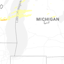 Regional Hail Map for Grand Rapids, MI - Wednesday, July 1, 2026