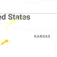 Regional Hail Map for Hays, KS - Wednesday, July 1, 2026