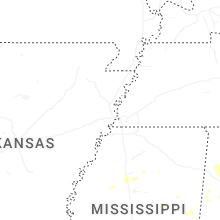 Regional Hail Map for Memphis, TN - Wednesday, July 1, 2026
