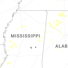 Regional Hail Map for Starkville, MS - Wednesday, July 1, 2026
