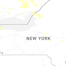 Regional Hail Map for Syracuse, NY - Wednesday, July 1, 2026