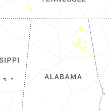 Regional Hail Map for Birmingham, AL - Thursday, July 2, 2026