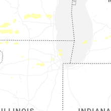 Regional Hail Map for Chicago, IL - Thursday, July 2, 2026