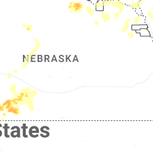 Regional Hail Map for Grand Island, NE - Thursday, July 2, 2026