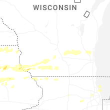Regional Hail Map for Madison, WI - Thursday, July 2, 2026