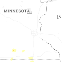 Regional Hail Map for Minneapolis, MN - Thursday, July 2, 2026