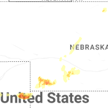 Regional Hail Map for North Platte, NE - Thursday, July 2, 2026