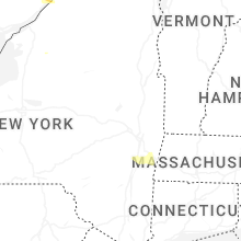 Regional Hail Map for Schenectady, NY - Thursday, July 2, 2026