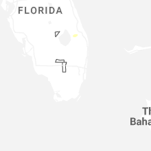 Regional Hail Map for Miami, FL - Friday, July 3, 2026