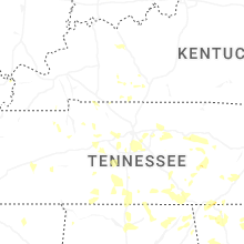 Regional Hail Map for Nashville, TN - Friday, July 3, 2026