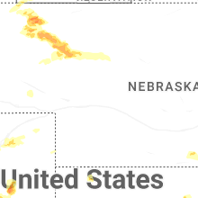 Regional Hail Map for North Platte, NE - Friday, July 3, 2026
