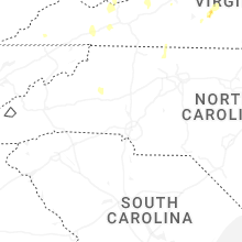 Regional Hail Map for Charlotte, NC - Saturday, July 4, 2026
