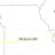 Regional Hail Map for Columbia, MO - Saturday, July 4, 2026