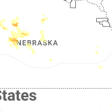 Regional Hail Map for Grand Island, NE - Saturday, July 4, 2026