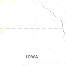 Regional Hail Map for Mason City, IA - Saturday, July 4, 2026