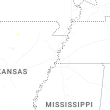 Regional Hail Map for Memphis, TN - Saturday, July 4, 2026