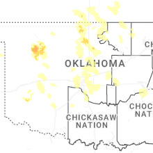 Regional Hail Map for Oklahoma City, OK - Saturday, July 4, 2026