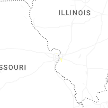 Regional Hail Map for Saint Louis, MO - Saturday, July 4, 2026