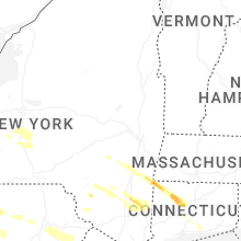 Regional Hail Map for Schenectady, NY - Saturday, July 4, 2026