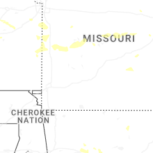 Regional Hail Map for Springfield, MO - Saturday, July 4, 2026