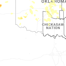 Regional Hail Map for Wichita Falls, TX - Saturday, July 4, 2026