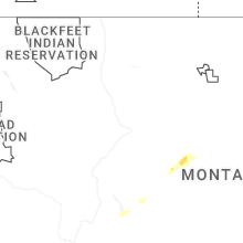 Regional Hail Map for Great Falls, MT - Sunday, July 5, 2026