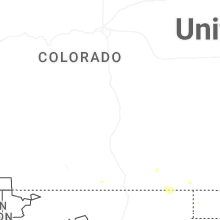 Regional Hail Map for Pueblo, CO - Sunday, July 5, 2026