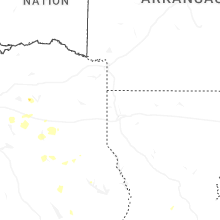 Regional Hail Map for Shreveport, LA - Sunday, July 5, 2026