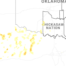 Hail Map for wichita-falls-tx 2026-07-05