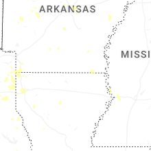 Regional Hail Map for Bastrop, LA - Monday, July 6, 2026