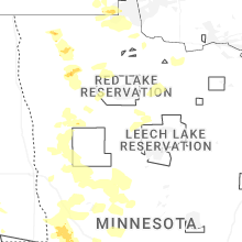 Regional Hail Map for Bemidji, MN - Monday, July 6, 2026