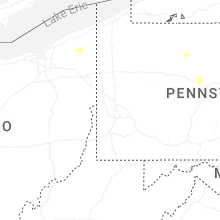Regional Hail Map for Pittsburgh, PA - Monday, July 6, 2026