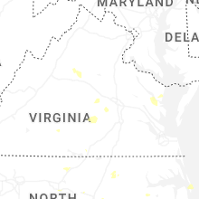 Regional Hail Map for Richmond, VA - Monday, July 6, 2026