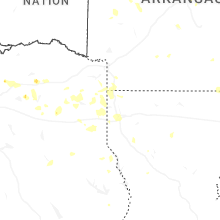 Regional Hail Map for Shreveport, LA - Monday, July 6, 2026