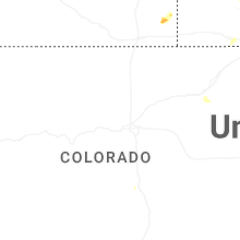 Regional Hail Map for Denver, CO - Tuesday, July 7, 2026