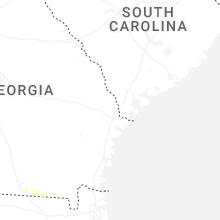Regional Hail Map for Savannah, GA - Tuesday, July 7, 2026